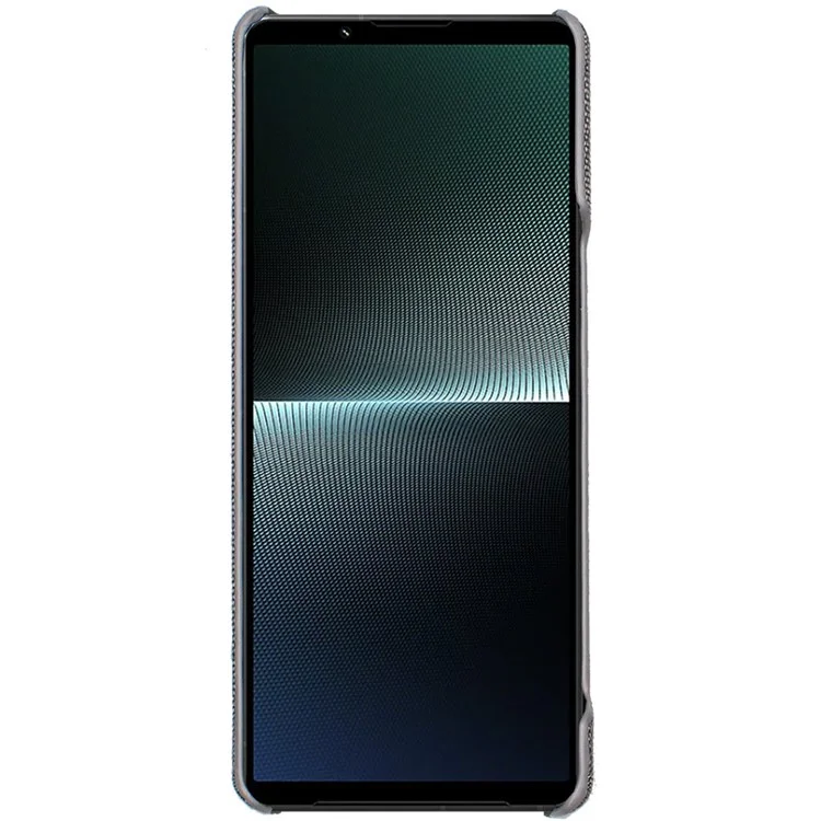 IMAK Ruiyi Series for Sony Xperia 1 V Case Dustproof PU Leather + PC Phone Protector - Dark Grey