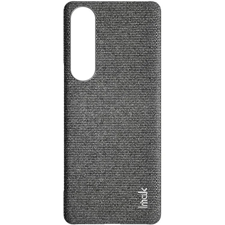 IMAK Ruiyi Series for Sony Xperia 1 V Case Dustproof PU Leather + PC Phone Protector - Dark Grey