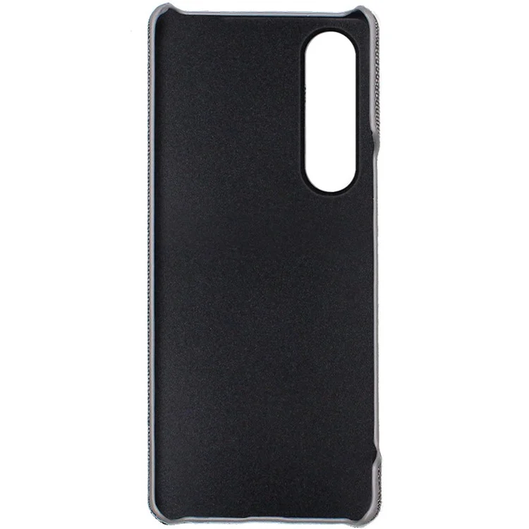 IMAK Ruiyi Series for Sony Xperia 1 V Case Dustproof PU Leather + PC Phone Protector - Dark Grey