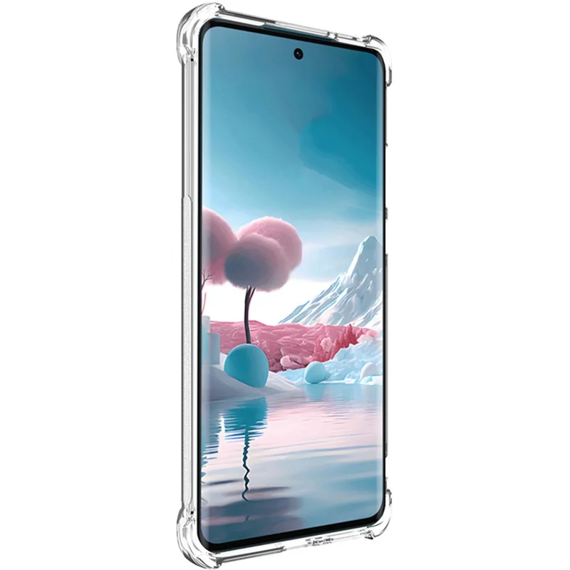 IMAK For Motorola Edge 40 Neo 5G Case TPU Shell Airbag Corner Cell Phone Cover - Transparent