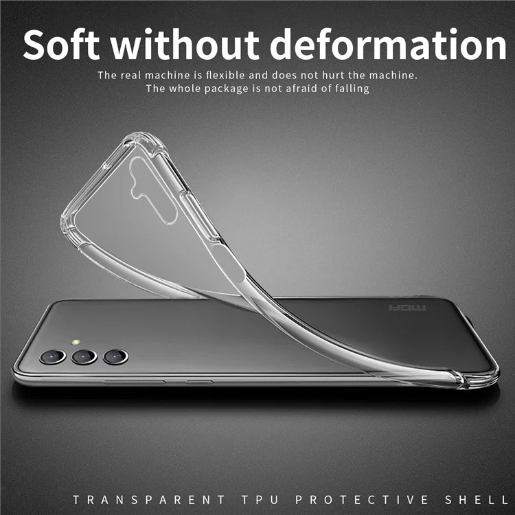 MOFI For Samsung Galaxy A05s 4G Clear Case Anti-scratch TPU Phone Cover