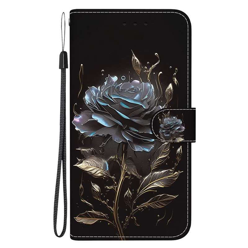 Para Tecno Camon 20 4G / 20 Pro 4g Capa de Couro de Couro Tampa do Telefone - Rosa Preta