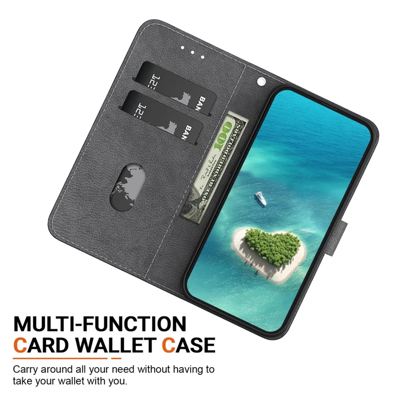 Für Huawei nova Y61 4G Hülle Wallet Function Pattern Printing Phone Cover - Gold Butterfly Rose