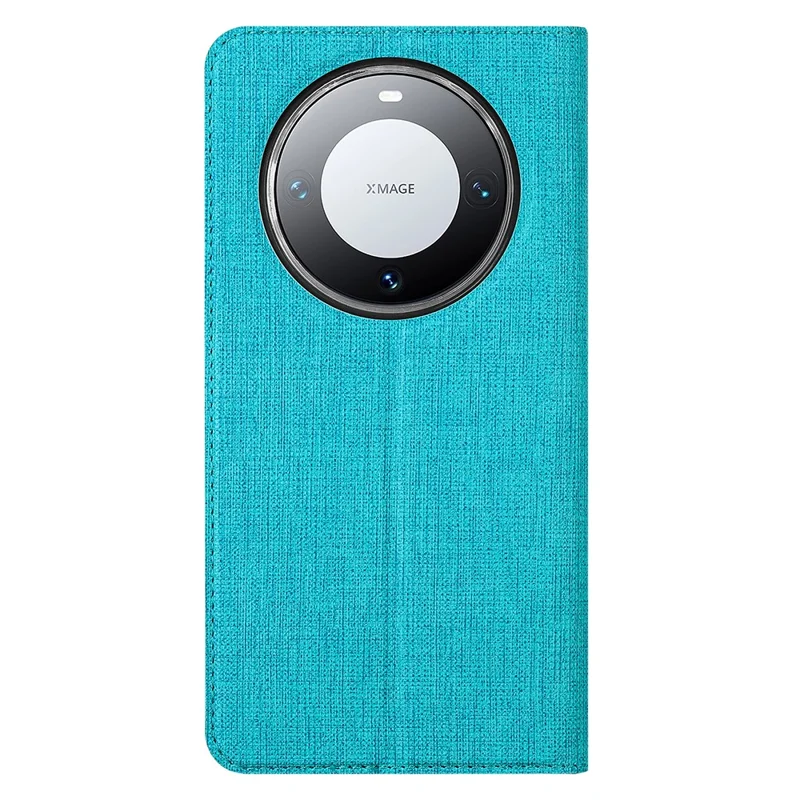 VILI DMX Series Phone Shell for Huawei Mate 60 Case PU Leather Stand Phone Cover with View Window - Blue