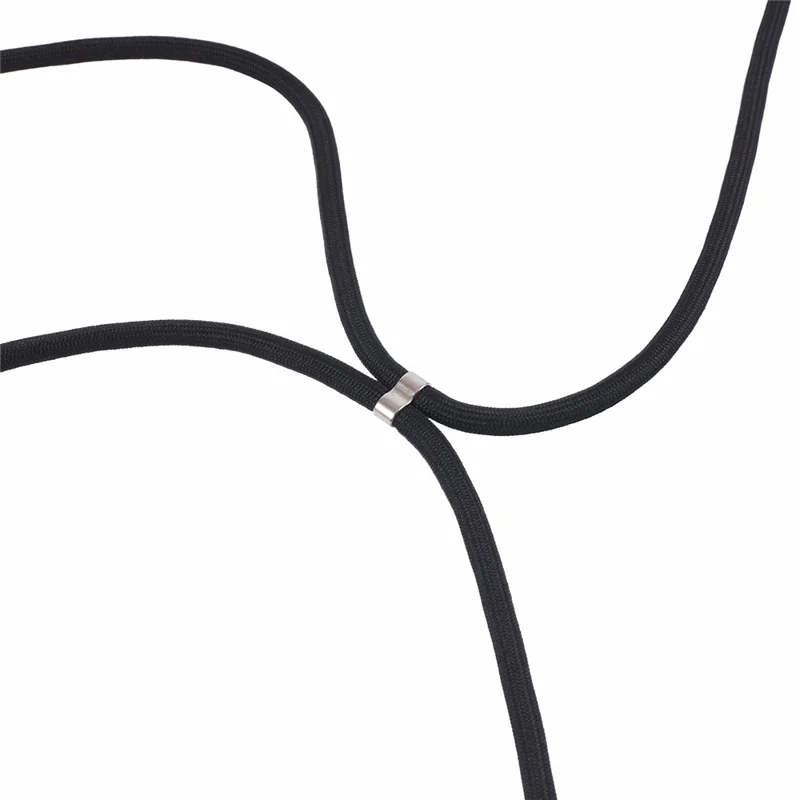 For Samsung Galaxy S23+ Case TPU Rubberized Phone Cover with Long Lanyard - Black