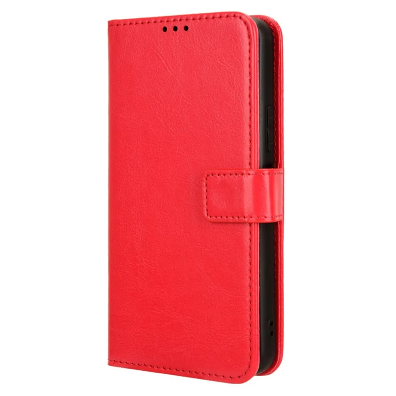 For vivo Y17s 4G / Y28 5G / Y33t (2023) V2317A Case Wallet Stand Phone Leather Cover - Red