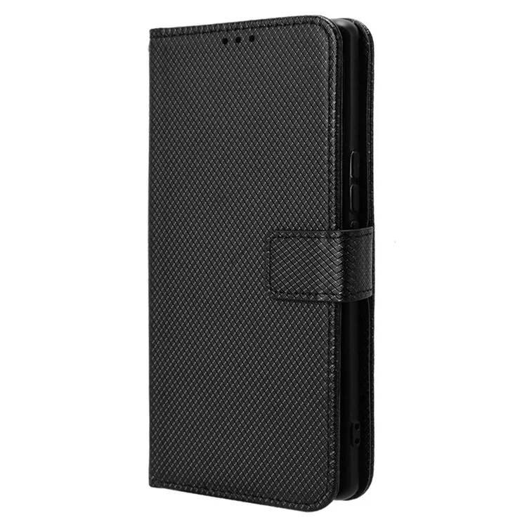 Para vivo V29e (Índia) 5G Case PU Leather Mobile Phone Cover com Carteira - Preto