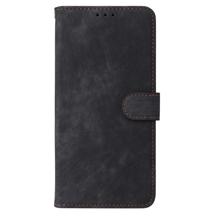 Para o caso Sony Xperia 1 II RFID Blocking Wallet Phone Stand Cover com alça - Preto