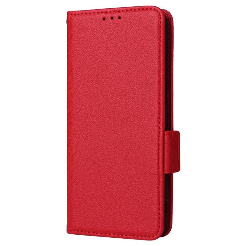 For Motorola Moto G54 5G / G54 Power 5G / G64 5G / G64y 5G Case Wallet Stand Phone Cover with Strap - Red