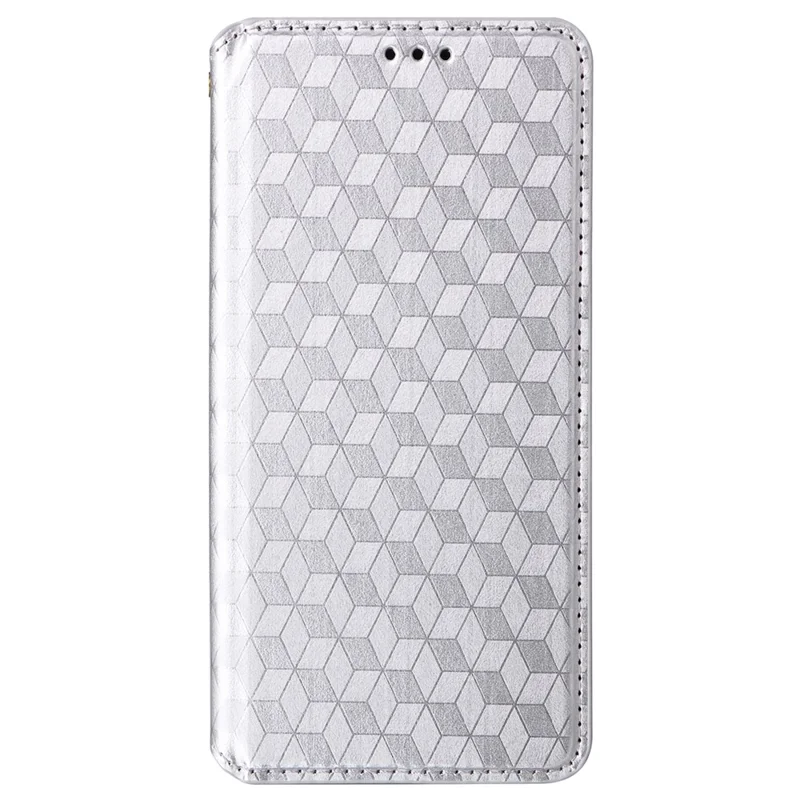 For Motorola Moto G54 5G / G54 Power 5G / G64 5G Case Wallet Magnetic Closing Phone Cover - Silver