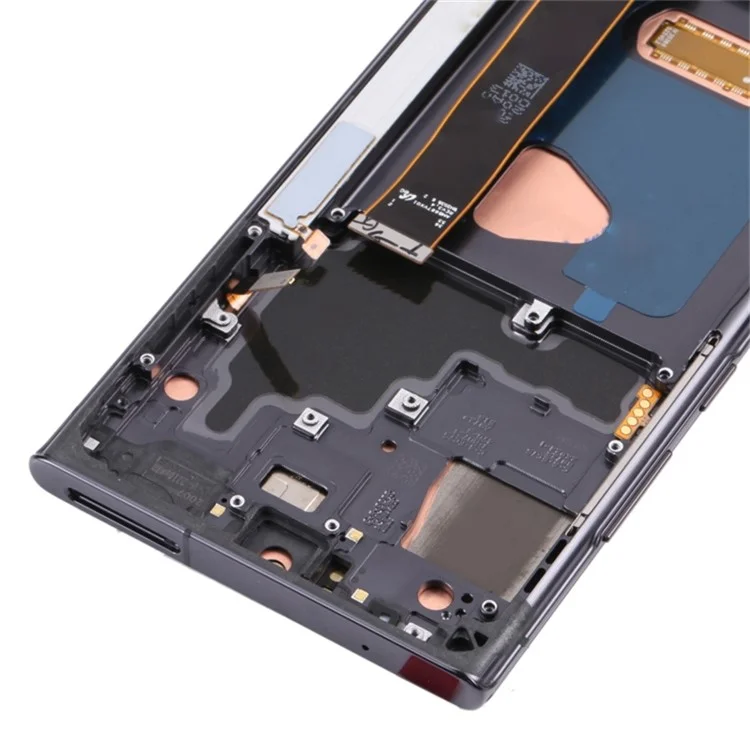 Для Samsung Galaxy Note20 Ultra 5G N986 Grade C OLED-экран и сборка дигитайзера + рамка (без логотипа) - черный