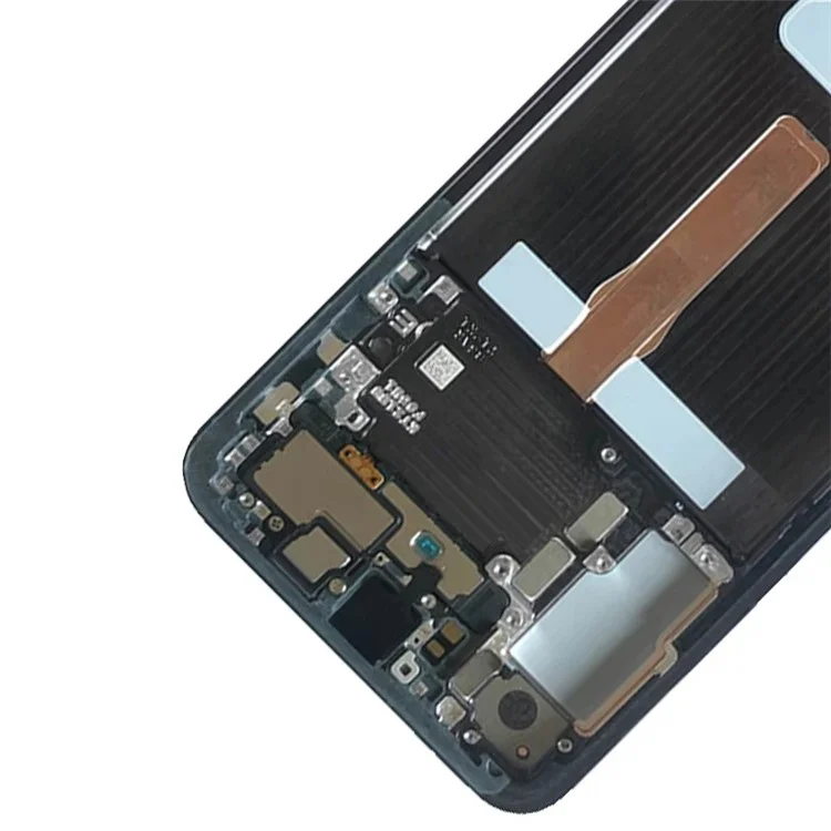 Per Samsung Galaxy S22+ 5G S906 Schermo OLED e Assemblaggio Digitizer di Classe C + Telaio (senza Logo) - Nero