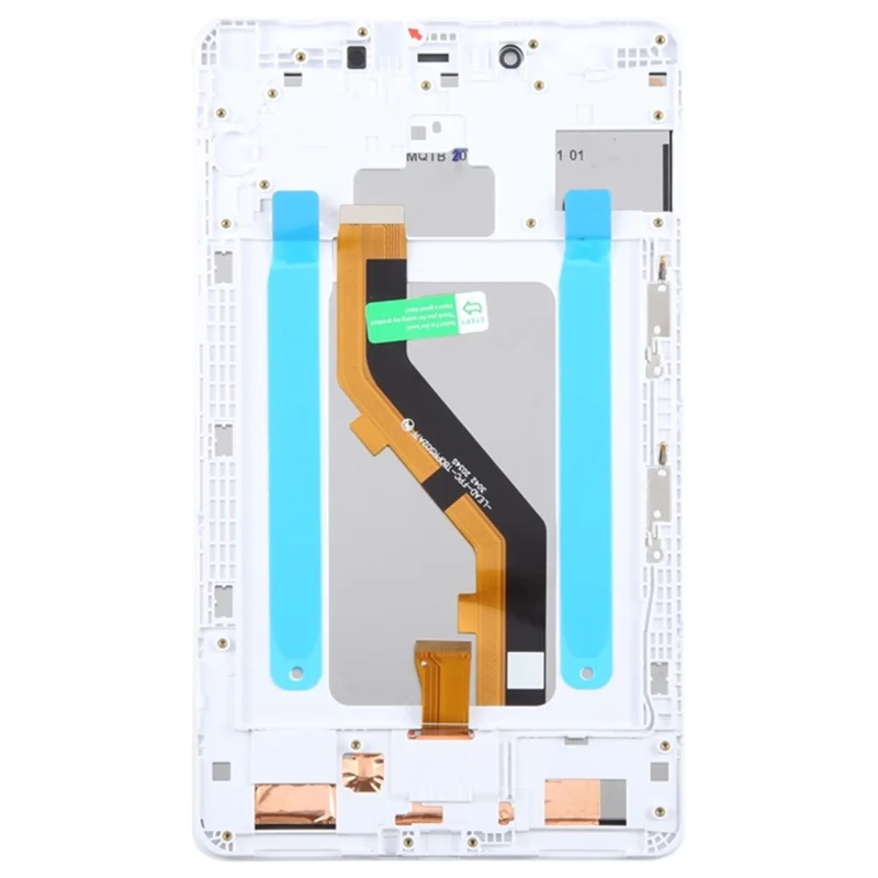 For Samsung Galaxy Tab A 8.0 (2019) SM-T290 (Wi-Fi) Grade B LCD Screen and Digitizer Assembly + Frame Replacement Part (without Logo) - White
