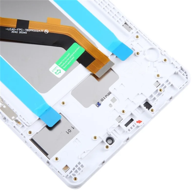 For Samsung Galaxy Tab A 8.0 (2019) SM-T290 (Wi-Fi) Grade B LCD Screen and Digitizer Assembly + Frame Replacement Part (without Logo) - White