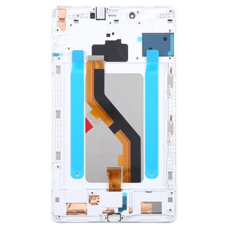 Para Samsung Galaxy Tab A 8.0 (2019) SM-T295 (LTE) Pantalla LCD y conjunto de digitalizador de Grado B + Parte de reemplazo de marco (sin logotipo) - Blanco