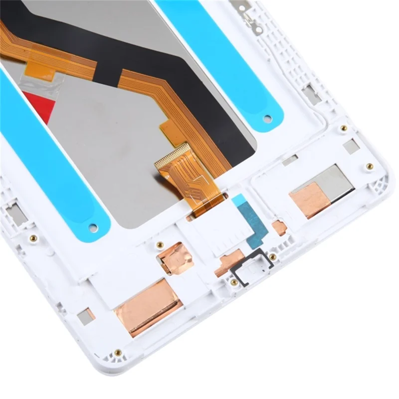 Para Samsung Galaxy Tab A 8.0 (2019) SM-T295 (LTE) Pantalla LCD y conjunto de digitalizador de Grado B + Parte de reemplazo de marco (sin logotipo) - Blanco
