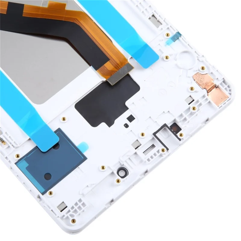 Para Samsung Galaxy Tab A 8.0 (2019) SM-T295 (LTE) Pantalla LCD y conjunto de digitalizador de Grado B + Parte de reemplazo de marco (sin logotipo) - Blanco