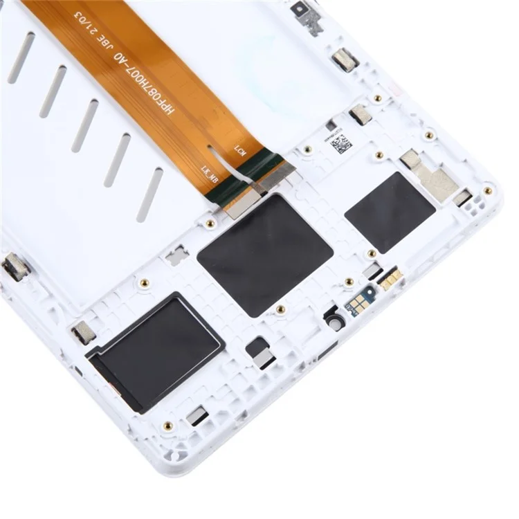 For Samsung Galaxy Tab A7 Lite 8.7-inch SM-T220 (Wi-Fi) Grade B LCD Screen and Digitizer Assembly + Frame Replacement Part (without Logo) - White