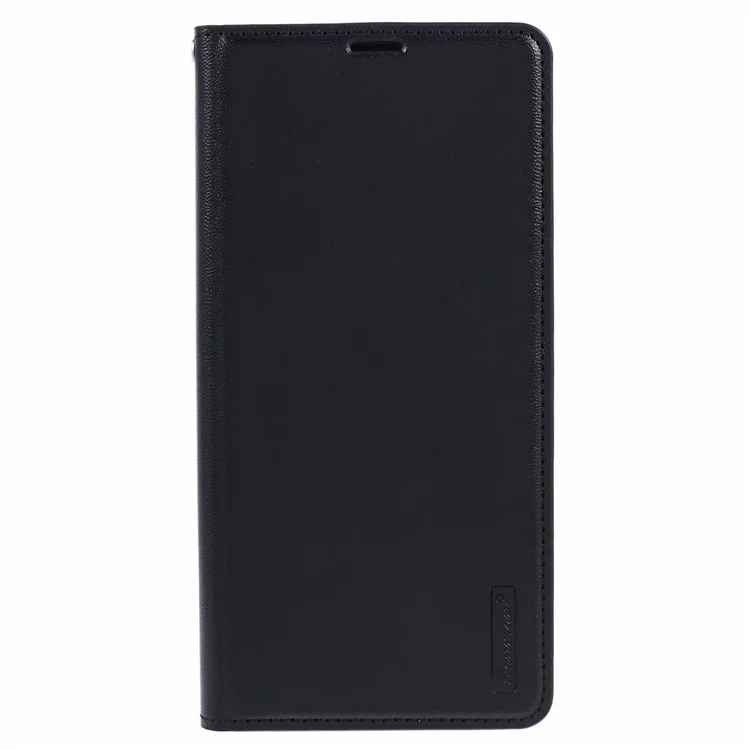 HANMAN Minuo Series For Realme 11 Pro 5G / 11 Pro+ 5G Funda Cartera de Cuero con Soporte - Negro