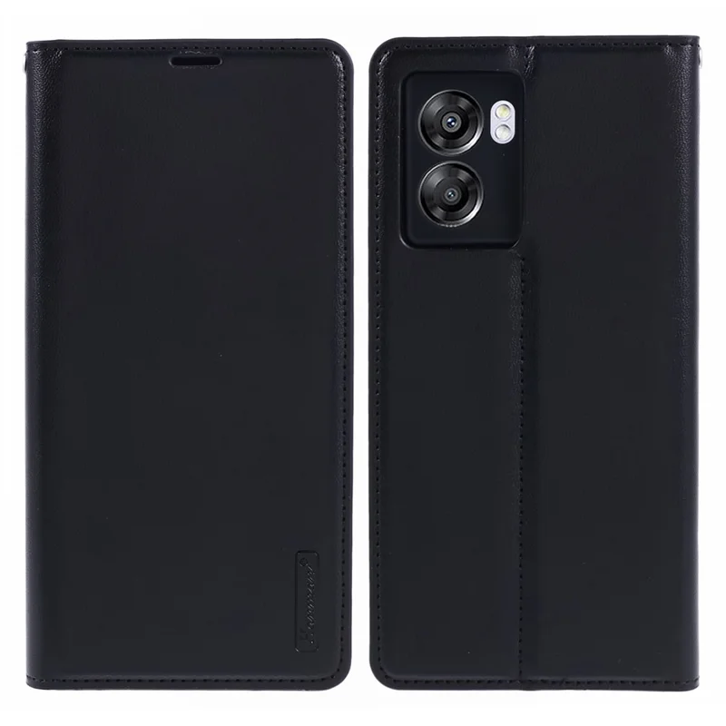 Serie Hanman Minuo Per Xiaomi Redmi 12 4G / 5g / Redmi Note 12R 5G / Poco M6 Pro 5G Case Caffermento Coperchio - Nero