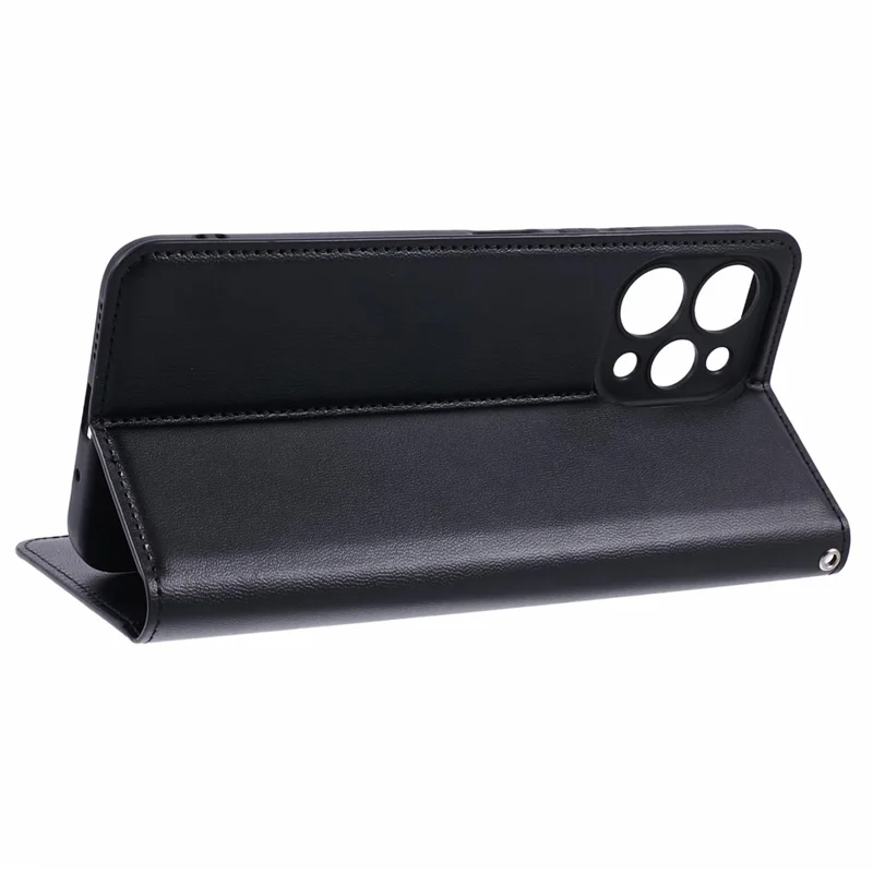 Serie Hanman Minuo Per Xiaomi Redmi 12 4G / 5g / Redmi Note 12R 5G / Poco M6 Pro 5G Case Caffermento Coperchio - Nero