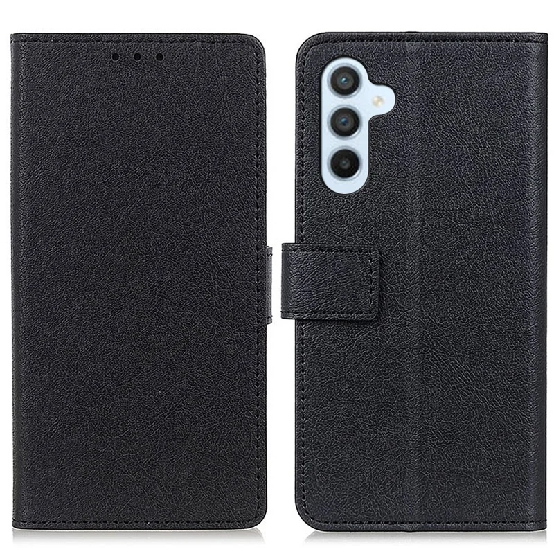Étui pour Samsung Galaxy S25+ / S24+ Antichoc en Cuir PU avec Porte-cartes et Support - Noir