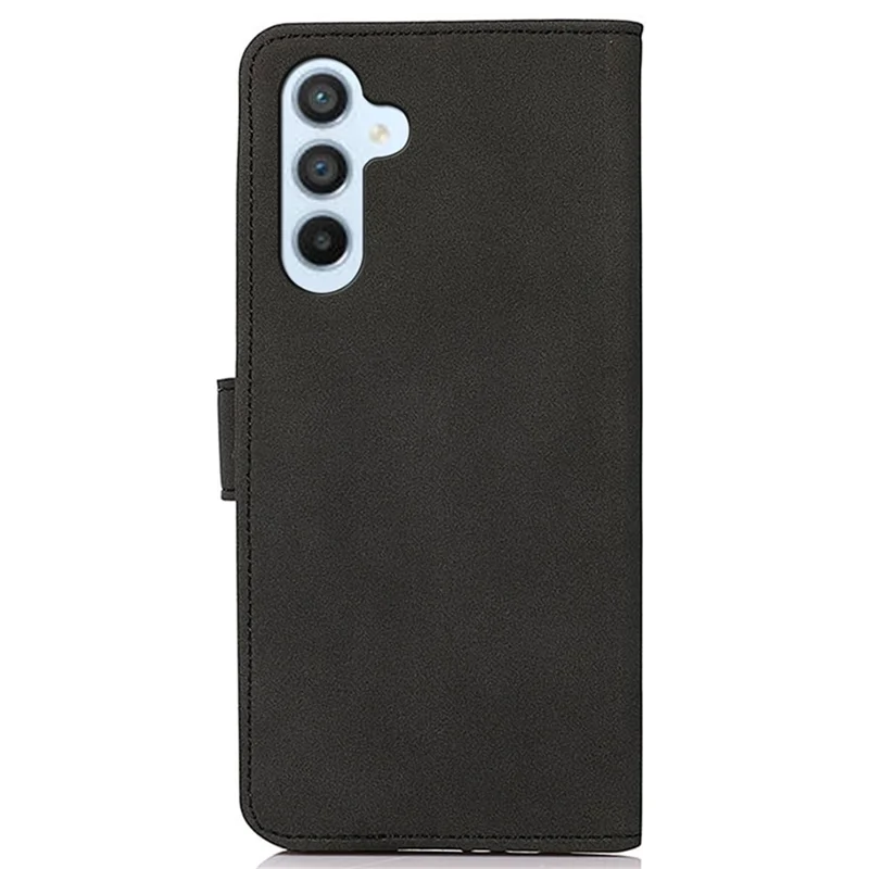 KHAZNEH Per Samsung Galaxy S25 / S24 Custodia Anti-Graffio Cover in Pelle PU Portafoglio a Prova di Caduta - Nero