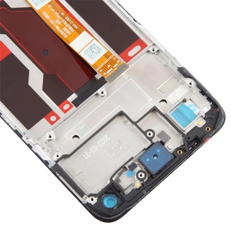 Für Realme 9i 4G / Oppo A96 4G OEM Grade S LCD-Bildschirm und Digitizer-Baugruppe + Rahmenhandy-Teil (ohne Logo)