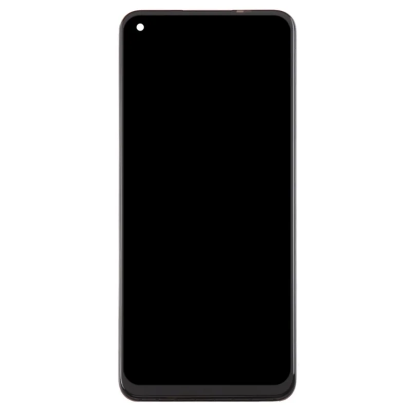 Für Realme 9i 4G / Oppo A96 4G Grade B LCD-Bildschirm und Digitizer-Baugruppe + Rahmen Ersatzteil (ohne Logo)