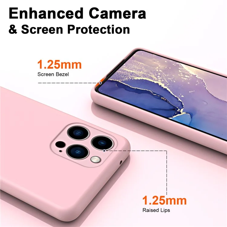 For iPhone 15 Pro Cover Fiber Lining 2.2mm Thickness TPU Phone Case - Purple