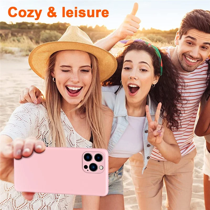 For iPhone 15 Pro Cover Fiber Lining 2.2mm Thickness TPU Phone Case - Black