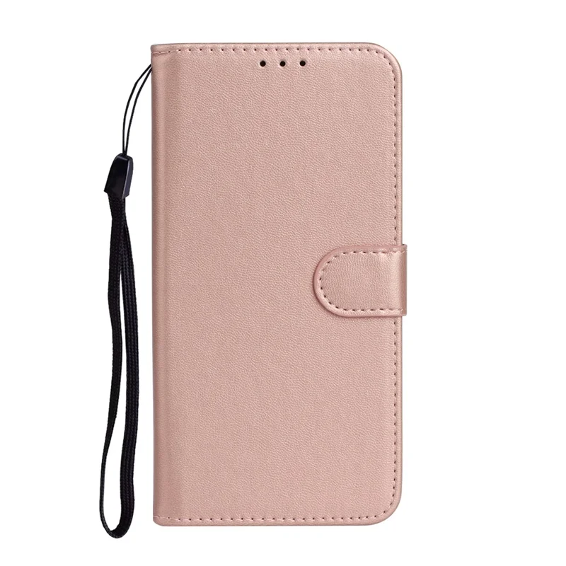 B40 Funda para Samsung Galaxy A15 5G Caja de Cuero PU+TPU Billetera de Pie Cubierta de Teléfono - Oro Rosa