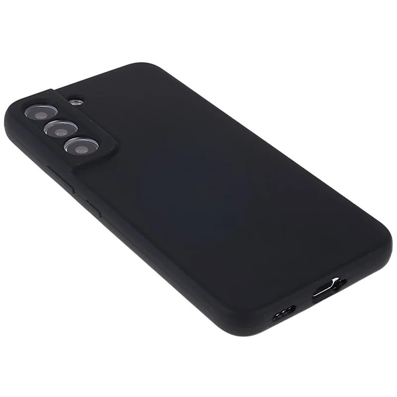 Para Samsung Galaxy S23+ Silicone Case Silky-Soft Touch Phone Cover - Preto
