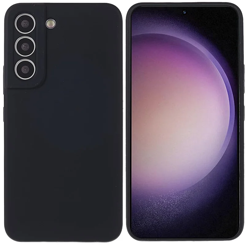 For Samsung Galaxy S23 Case Anti-scratch Silicone Phone Cover - Black