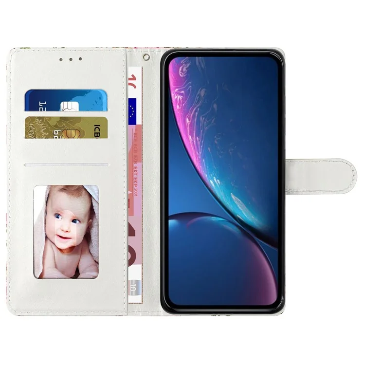 Para Oppo Reno10 5G (Global) / Reno10 Pro 5G (Global) Funda de piel sintética con impresión de patrón 3D - Búho