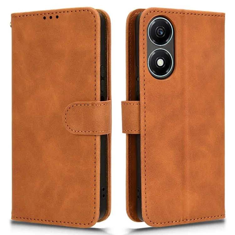 For Honor Play 40C 5G Case PU Leather Wallet Flip Phone Cover - Brown