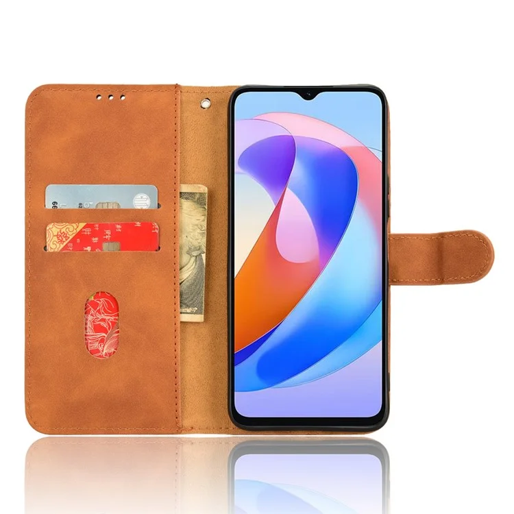 For Honor Play 40C 5G Case PU Leather Wallet Flip Phone Cover - Brown