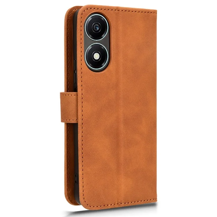 For Honor Play 40C 5G Case PU Leather Wallet Flip Phone Cover - Brown