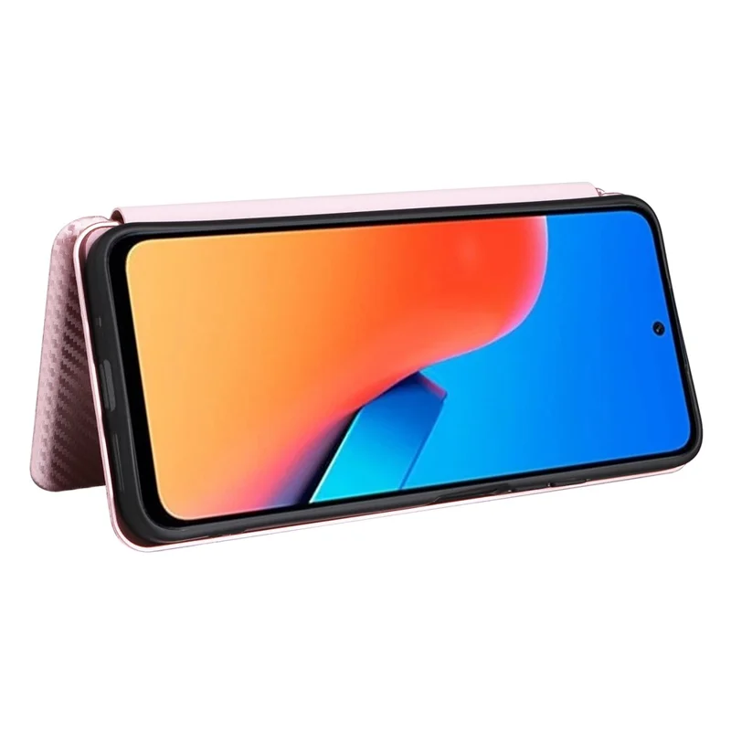 For Xiaomi Redmi 12 4G / 5G (Global) / Note 12R 5G / Poco M6 Pro 5G Case Card Holder Leather Cover - Rose Gold
