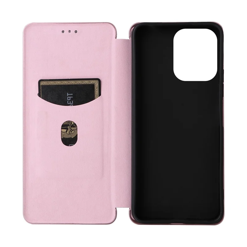 For Xiaomi Redmi 12 4G / 5G (Global) / Note 12R 5G / Poco M6 Pro 5G Case Card Holder Leather Cover - Rose Gold