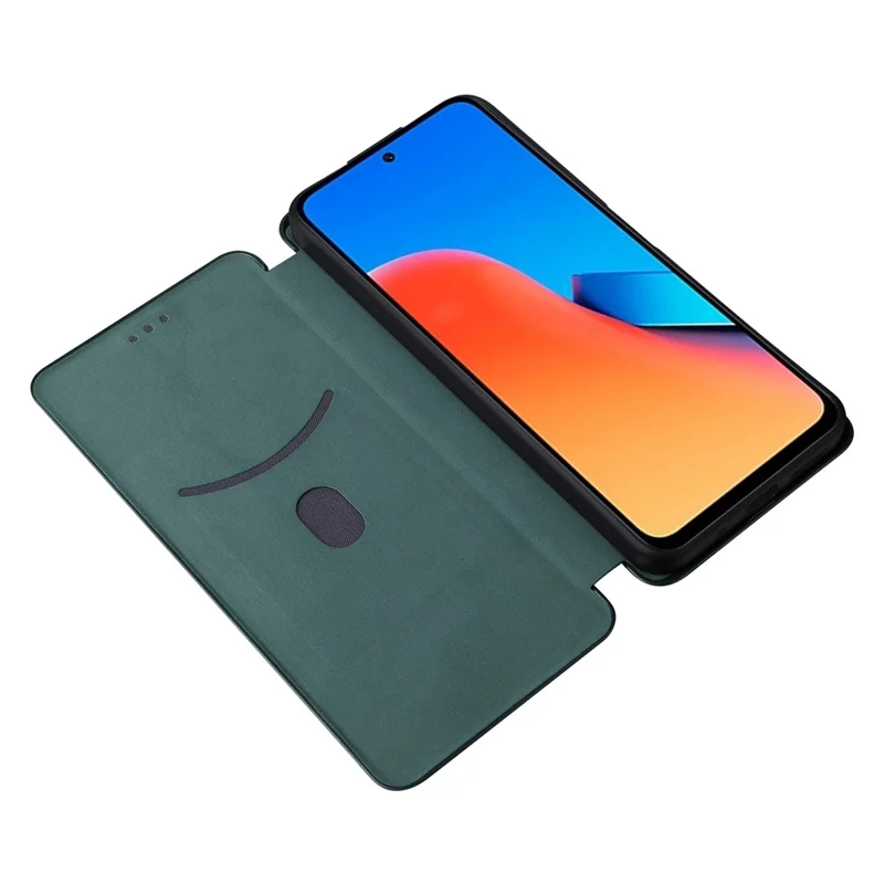 Для Xiaomi Redmi 12 4G / 5G (Global) / Note 12R 5G / Poco M6 Pro 5G Чехол Держатель для карт Кожаный чехол - Зеленый