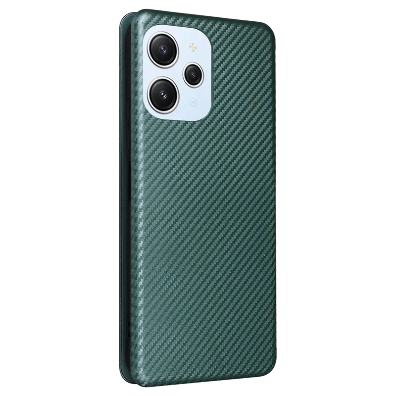 Для Xiaomi Redmi 12 4G / 5G (Global) / Note 12R 5G / Poco M6 Pro 5G Чехол Держатель для карт Кожаный чехол - Зеленый
