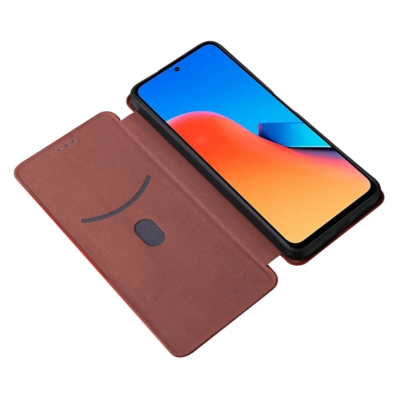 For Xiaomi Redmi 12 4G / 5G (Global) / Note 12R 5G / Poco M6 Pro 5G Case Card Holder Leather Cover - Brown