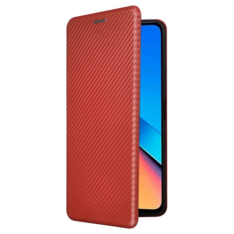 For Xiaomi Redmi 12 4G / 5G (Global) / Note 12R 5G / Poco M6 Pro 5G Case Card Holder Leather Cover - Brown