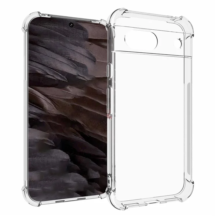 Per Google Pixel 8a Case Flessibile TPU Anti-graffio Trasparente Custodia per Cellulare