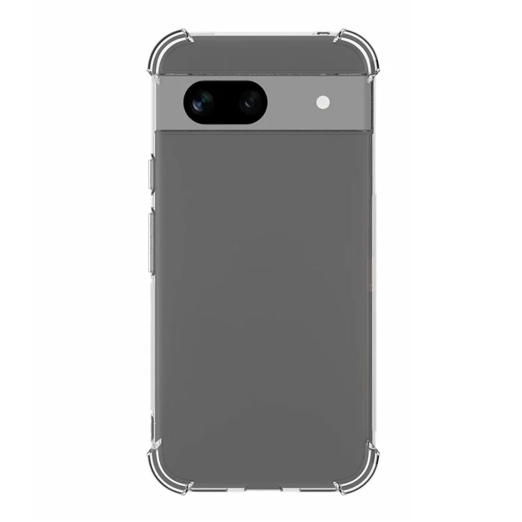 For Google Pixel 8a Case Flexible TPU Anti-scratch Transparent Cell Phone Cover