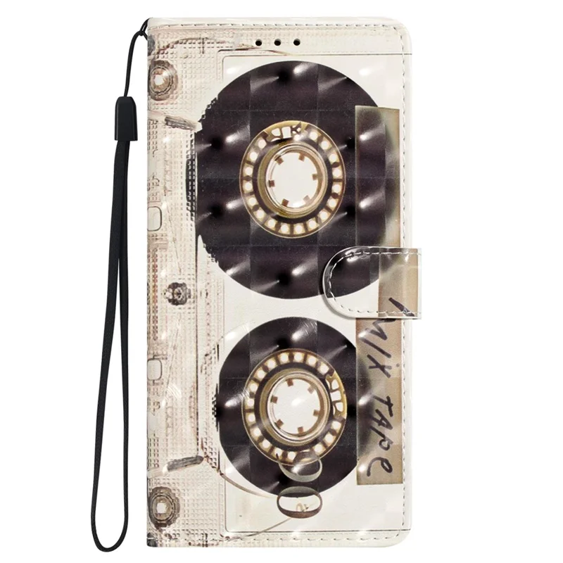 Phone Cover for Xiaomi Redmi Note 11 Pro 4G (Mediatek) / Note 11 Pro 5G (Qualcomm) / Note 12 Pro 4G Case with Wallet Stand - Tape