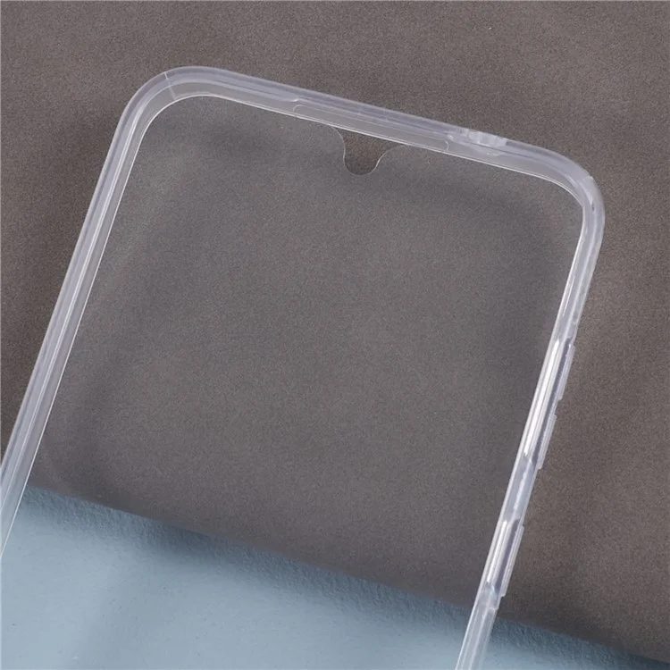 Für Samsung Galaxy S23 FE Case Transparente Handyhülle mit PET-Bildschirmschutz