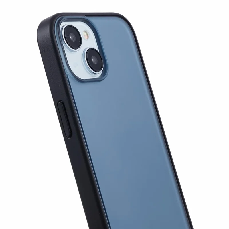 Protective Cover for iPhone 14 Plus Case Anti-Drop Matte TPU + PC Phone Case - Blue