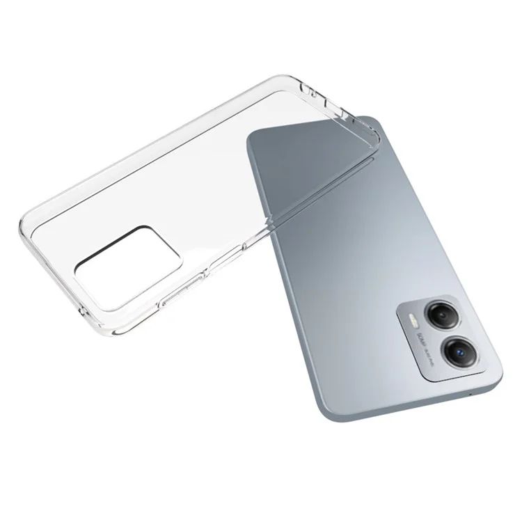For Motorola Moto G 5G (2023) Case Clear TPU Phone Back Cover (Big Rear Lens Hole)